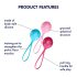 Satisfyer Verstevigingsballen - Kegelbal Set (3-delig)