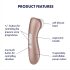 Satisfyer Pro 2+ oplaadbare clitoris vibrator (bruin)