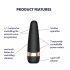 Satisfyer Pro 3+ - waterdichte, oplaadbare clitorisstimulator vibrator (zwart)