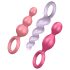 Satisfyer Booty Call - kleurrijke anale plug set (3-delig)