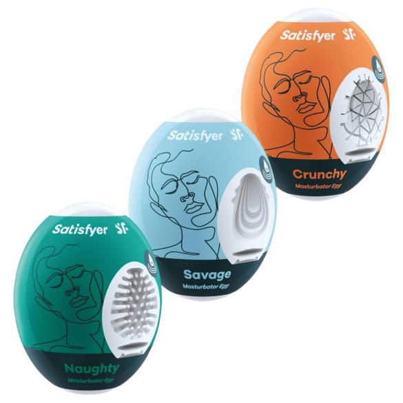 Satisfyer Egg NSC - Eierset voor Masturbatie (3 stuks)
