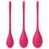 Satisfyer Yoni Power 1 - Ben Wa ballenset - rood (3-delig)