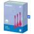 Satisfyer Yoni Power 1 - Ben Wa ballenset - rood (3-delig)