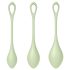 Satisfyer Yoni Power 2 - groene geishaballen set (3-delig)