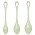 Satisfyer Yoni Power 2 - groene geishaballen set (3-delig)