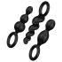 Satisfyer Booty Call - Anaal Plug Set - Zwart (3-delig)