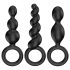 Satisfyer Booty Call - Anaal Plug Set - Zwart (3-delig)