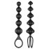 Satisfyer Love Beads - kralen anaal dildo set (zwart)