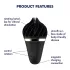 Satisfyer Sweet Treat - clitorisstimulator - oplaadbaar roterend - zwart