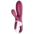 Satisfyer Hot Bunny - App-gestuurde verwarmende vibrator met clitorisstimulator (rood)