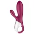 Satisfyer Hot Bunny - App-gestuurde verwarmende vibrator met clitorisstimulator (rood)