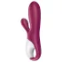 Satisfyer Hot Bunny - App-gestuurde verwarmende vibrator met clitorisstimulator (rood)