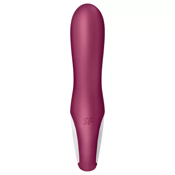 Satisfyer Hot Bunny - App-gestuurde verwarmende vibrator met clitorisstimulator (rood)