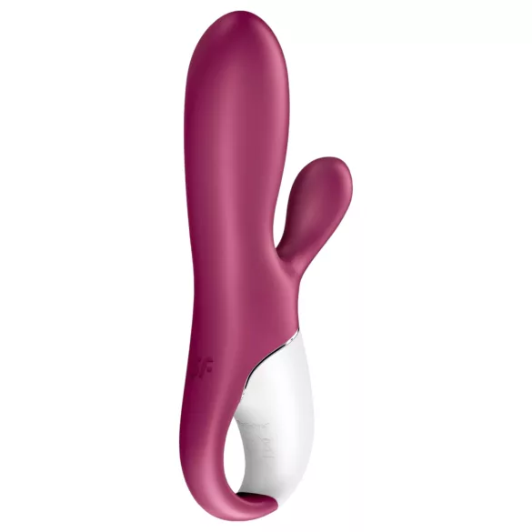 Satisfyer Hot Bunny - App-gestuurde verwarmende vibrator met clitorisstimulator (rood)