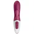 Satisfyer Hot Bunny - App-gestuurde verwarmende vibrator met clitorisstimulator (rood)