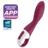 Satisfyer Heated Thrill - App-gestuurde verwarmde vibrator (rood)