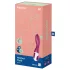 Satisfyer Heated Thrill - App-gestuurde verwarmde vibrator (rood)