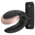 Satisfyer Double Love - slimme, draadloze duo-vibrator (zwart)