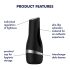 Satisfyer Men Classic - handmatige zuig masturbator (zilver)