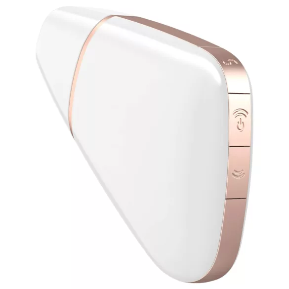 Satisfyer Love Triangle - luchtdruk clitorisstimulator - wit - oplaadbaar