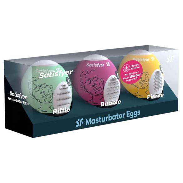 Satisfyer Egg RBF - eitje masturbatorset (3st)