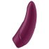 Satisfyer Curvy 1+ - luchtdruk clitorisstimulator - app bestuurbaar - rood