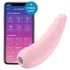 Satisfyer Curvy 2+ - luchtdruk clitorisstimulator - app-gestuurd - roze