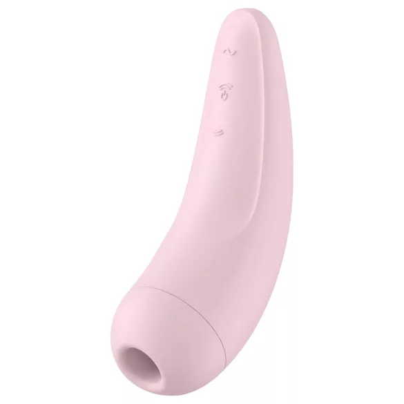 Satisfyer Curvy 2+ - luchtdruk clitorisstimulator - app-gestuurd - roze