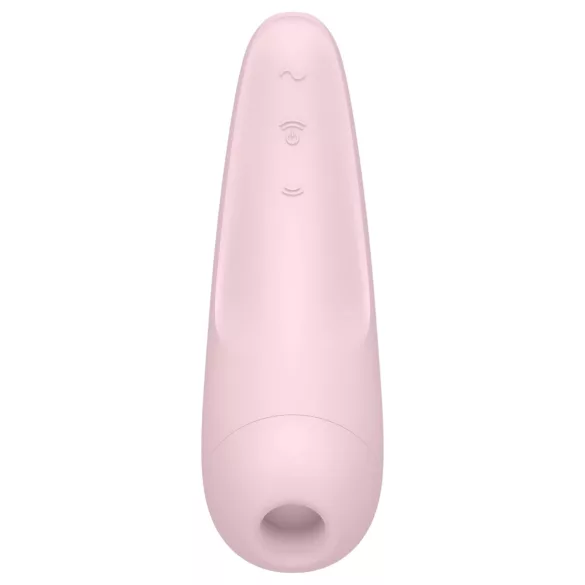Satisfyer Curvy 2+ - luchtdruk clitorisstimulator - app-gestuurd - roze