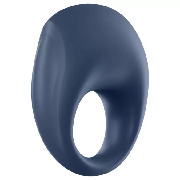 Satisfyer Strong One - App-gestuurde vibrerende penisring voor mannen (blauw)