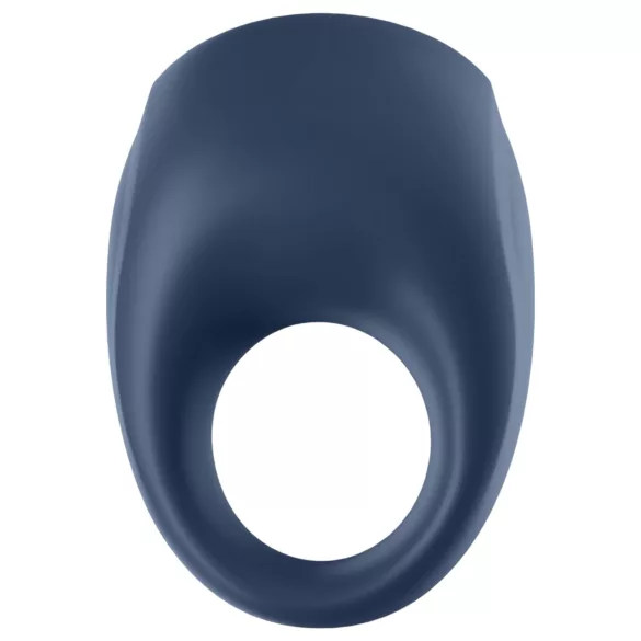 Satisfyer Strong One - App-gestuurde vibrerende penisring voor mannen (blauw)