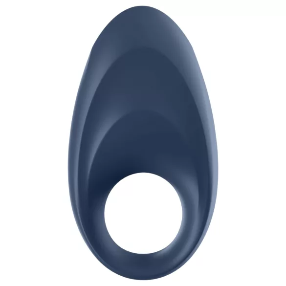 Satisfyer Mighty One - vibrerende penisring - bluetooth - siliconen - blauw