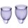 Satisfyer Feel Confident - menstruatiecup set (paars)