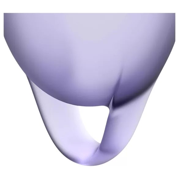Satisfyer Feel Confident - menstruatiecup set - siliconen - paars