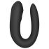 Satisfyer Double Joy - slimme waterdichte partner vibrator (zwart)
