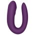 Satisfyer Double Joy - slimme, waterdichte paarvibrator (paars)