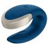 Satisfyer Double Love - slimme koppelvibrator (blauw)