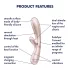 Satisfyer Hot Lover - App-gestuurde vibrator (zilver)