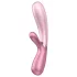 Satisfyer Hot Lover - slimme vibrator - oplaadbaar siliconen roze