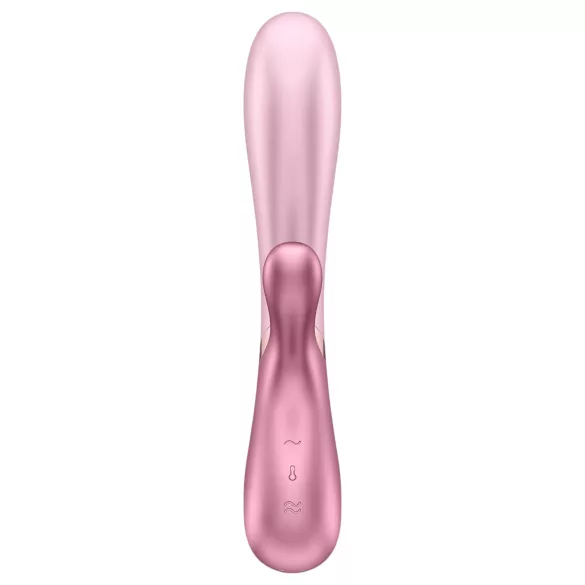 Satisfyer Hot Lover - slimme vibrator - oplaadbaar siliconen roze