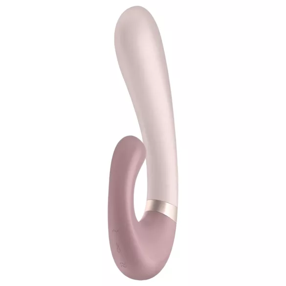 Satisfyer Heat Wave - vibrator met verwarming - met arm - beige