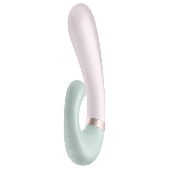 Satisfyer Heat Wave - slimme, verwarmende vibrator met arm (mintgroen)