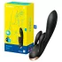 Satisfyer Double Flex - App-gestuurde vibrator met clitorisstimulator (zwart)