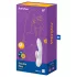 Satisfyer Double Flex - App-gestuurde vibrator met clitorisstimulator (wit)