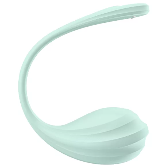 Satisfyer Smooth Petal - draagbaar app‑gestuurd vibratie-ei (groen)