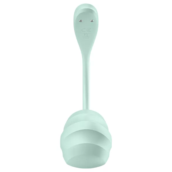 Satisfyer Smooth Petal - draagbaar app‑gestuurd vibratie-ei (groen)