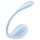 Satisfyer Smooth Petal - slim smart ei-vibrator (blauw)