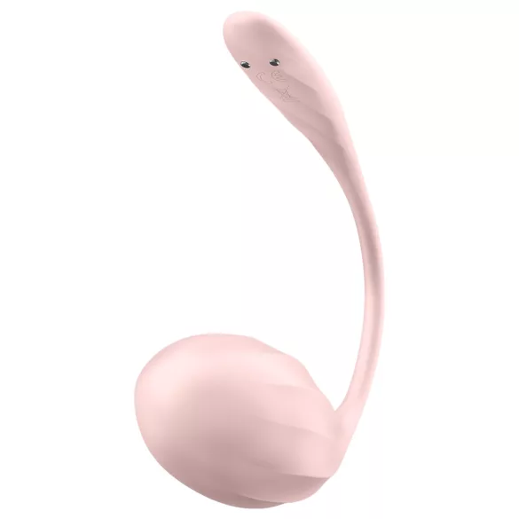 Satisfyer Ribbed Petal - vibrerend ei met afstandsbediening - siliconen - roze