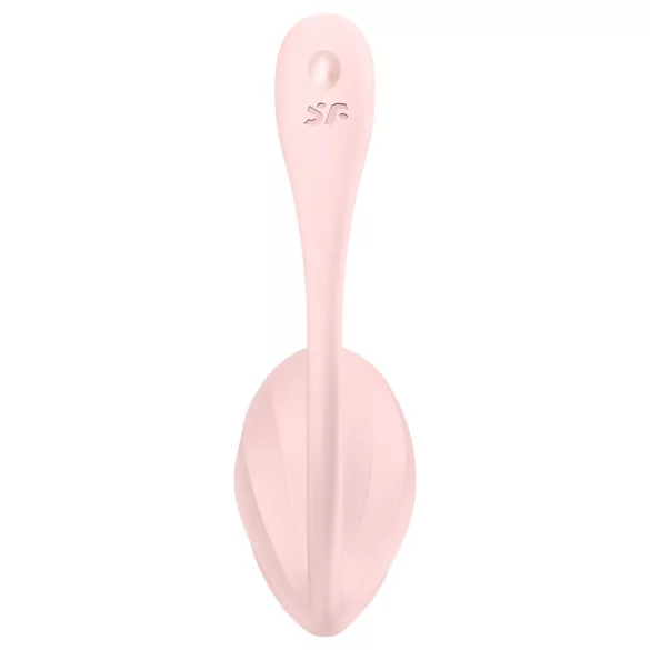 Satisfyer Ribbed Petal - vibrerend ei met afstandsbediening - siliconen - roze