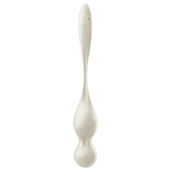 Satisfyer Love Birds 1 - App-gestuurde vibrerende geishabal (wit)